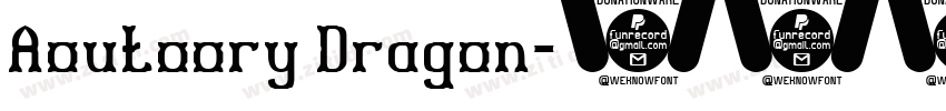Aoutoory Dragon字体转换
